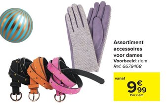 Carrefour Assortiment accessoires voor dames aanbieding