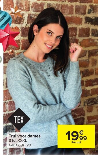 Carrefour Trui voor dames aanbieding