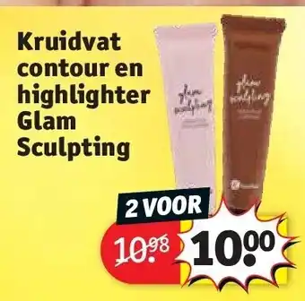 Kruidvat Kruidvat contour en highlighter Glam Sculpting aanbieding