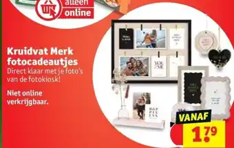 Kruidvat Kruidvat Merk fotocadeautjes aanbieding