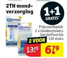 Kruidvat 2TH mondverzorging aanbieding