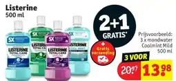 Kruidvat Listerine aanbieding