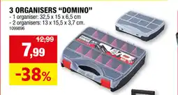 3 organisers "domino"