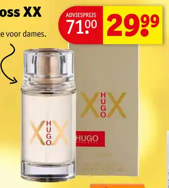 Kruidvat Hugo Boss XX aanbieding