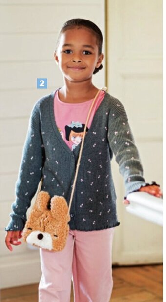 Carrefour Cardigan of broek voor meisjes aanbieding