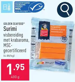 ALDI GOLDEN SEAFOOD Surimi aanbieding