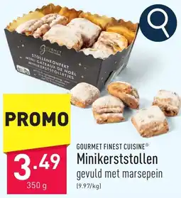 ALDI GOURMET FINEST CUISINE Minikerststollen aanbieding
