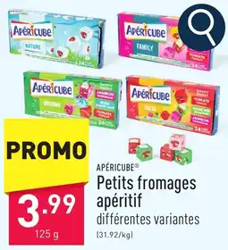 ALDI APÉRICUBE Petits fromages apéritif aanbieding