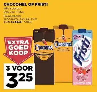 Jumbo Chocomel dark aanbieding