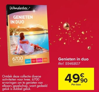 Carrefour Genieten in duo aanbieding