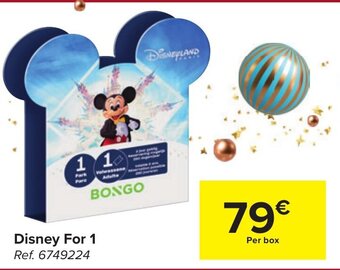Carrefour Disney For 1 aanbieding