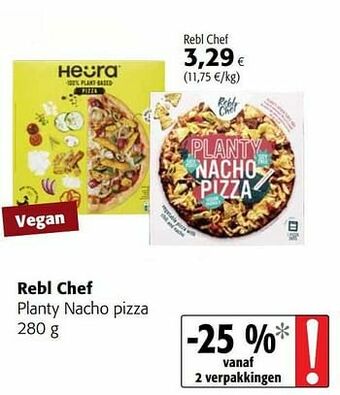 Colruyt Rebl chef planty nacho pizza aanbieding