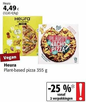 Colruyt Heura plant-based pizza aanbieding