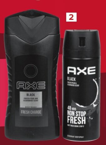 Carrefour Geschenkdoos Axe Black Duo aanbieding
