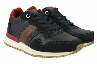 Berca Shoes Jack & Jones Sneaker Laag Jongens Maat 35/39 Stellar Jr - Blauw aanbieding