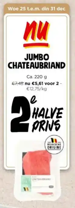 Jumbo Jumbo chateaubriand aanbieding
