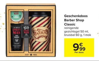 Carrefour Geschenkdoos Barber Shop Classic aanbieding