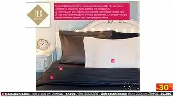 Carrefour Hoeslaken satin aanbieding