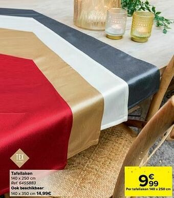 Carrefour Tafellaken aanbieding