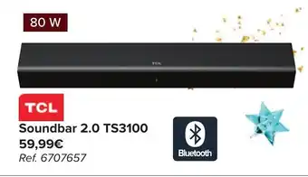 Carrefour Soundbar 2.0 TS3100 aanbieding