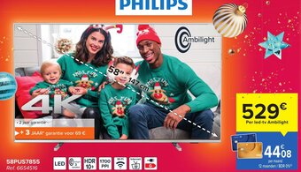 Carrefour Philips 58PUS7855 aanbieding