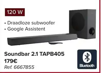 Carrefour Soundbar 2.1 TAPB405 aanbieding