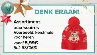 Carrefour Kerstmuts voor heren aanbieding