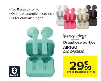 Carrefour Draadloze oortjes AIR1GO aanbieding