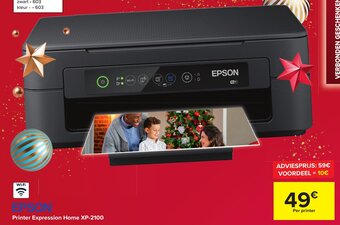 Carrefour Epson Printer Expression Home XP-2100 aanbieding