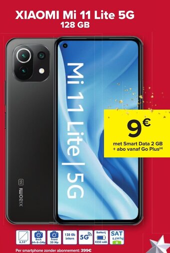 Carrefour Xiaomi Mi 11 Lite 5G aanbieding
