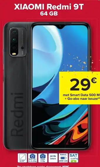 Carrefour Xiaomi Redmi 9t aanbieding