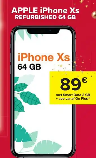 Carrefour Apple iPhone Xs aanbieding