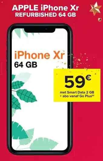Carrefour Apple iPhone Xr aanbieding
