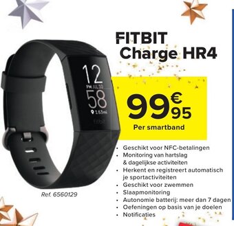 Carrefour Fitbit Charge HR4 aanbieding