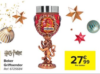 Carrefour Beker Griffoendor aanbieding