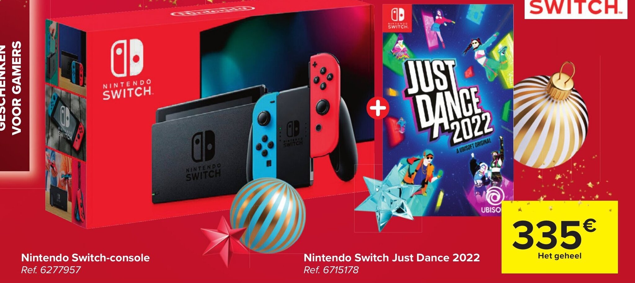Nintendo Switch Just Dance 2022 promotie bij Carrefour