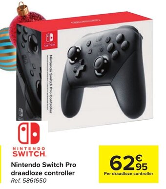 Carrefour Nintendo Switch Pro draadloze controller aanbieding