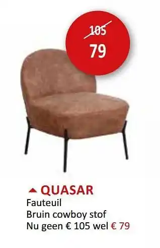 Quasar fauteuil