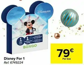 Carrefour Disney for 1 aanbieding