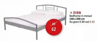 Weba Dibb bedframe in metaal aanbieding