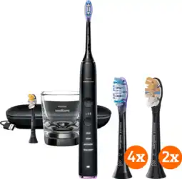 Coolblue Philips Sonicare DiamondClean Smart HX9917/89 + All-in-one (2 stuks) + Gum Care (4 stuks) aanbieding