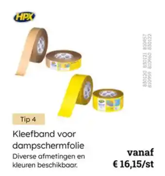 Multi bazar Hpx kleefband voor dampschermfolie aanbieding