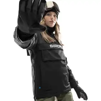 Decathlon Dames Wintersport snowboardjas W6-W Bruson SIROKO Zwart aanbieding