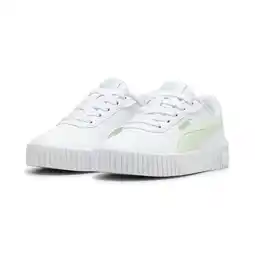 Decathlon Carina 2.0 sneakers voor kinderen PUMA White Green Illusion Pure aanbieding