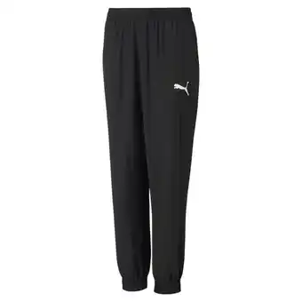 Decathlon Active geweven joggingbroek voor jongeren PUMA Black aanbieding