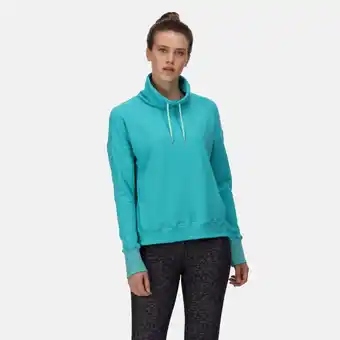 Decathlon Regatta Laurenden dames wandelfleece, turkoois aanbieding