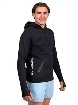 Decathlon Macumba hoodie voor Surf Sup - Neopreen - Unisex - Zwart - 1.5mm aanbieding