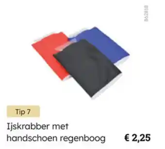 Multi bazar Ijskrabber met handschoen regenboog aanbieding