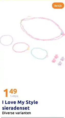 Action I Love My Style sieradenset aanbieding