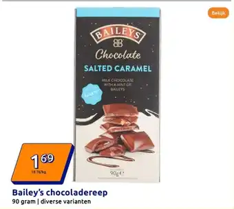 Action Bailey's chocoladereep aanbieding